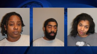 Ashley Dickson (left), Taurean Hough (center) and Regina Russell (right)