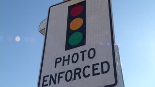 Red Light Camera Sign 010614