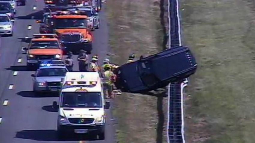 Rollover on I91 in Rocky Hill 1200