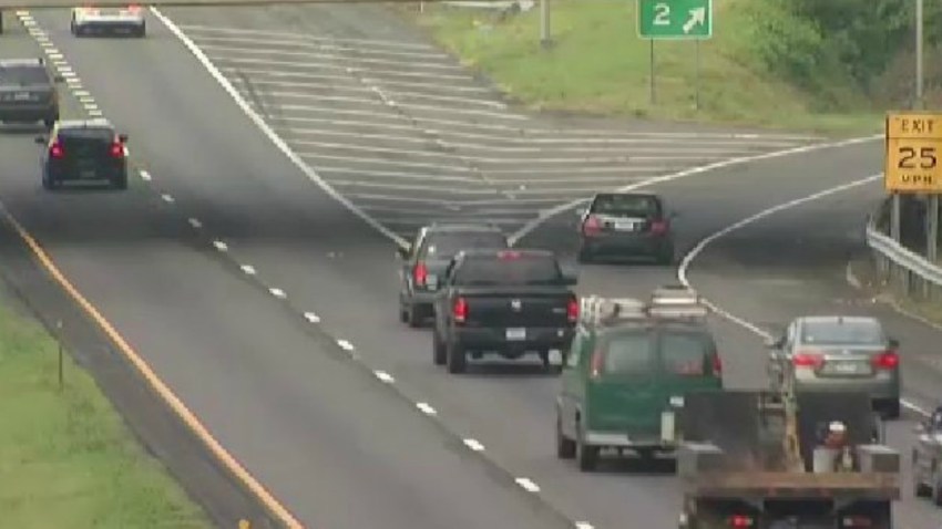 Route 8 South in Bridgeport