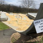 sand on a skate park in South Windsor