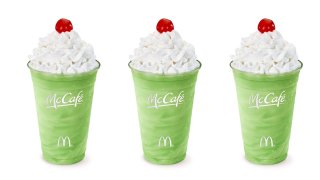 Shamrock Shake triptic