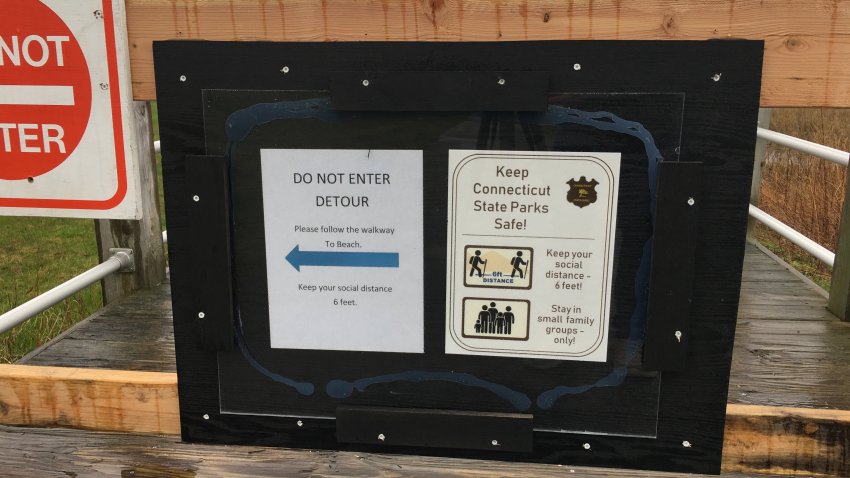 Sign at Silver Sands