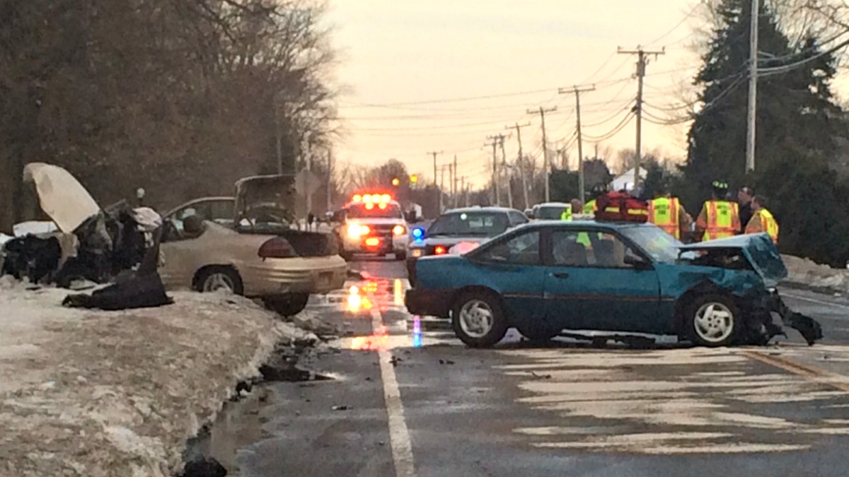 Drivers Injured in Suffield HeadOn Crash NBC Connecticut