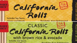 Sushi Being Recalled at Trader Joes