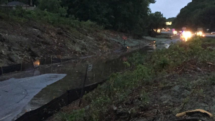 Waterbury I84 exit 25 flooding 1200