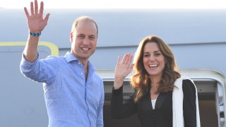 In this Oct. 18, 2019, file photo, Prince William, Duke of Cambridge and Catherine, Duchess of Cambridge depart Islamabad during day five of their royal tour of Pakistan.