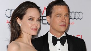 In this file photo, Angelina Jolie and Brad Pitt attend the premiere of "By the Sea" at the 2015 AFI Fest at TCL Chinese 6 Theatres on November 5, 2015 in Hollywood, California.