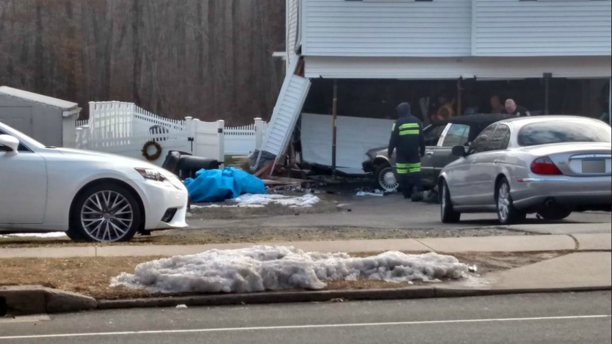 Car Crashes Into House in Milford NBC Connecticut