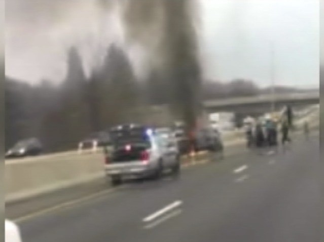 car fire rescue