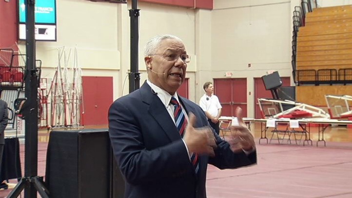 colin powell at uhart