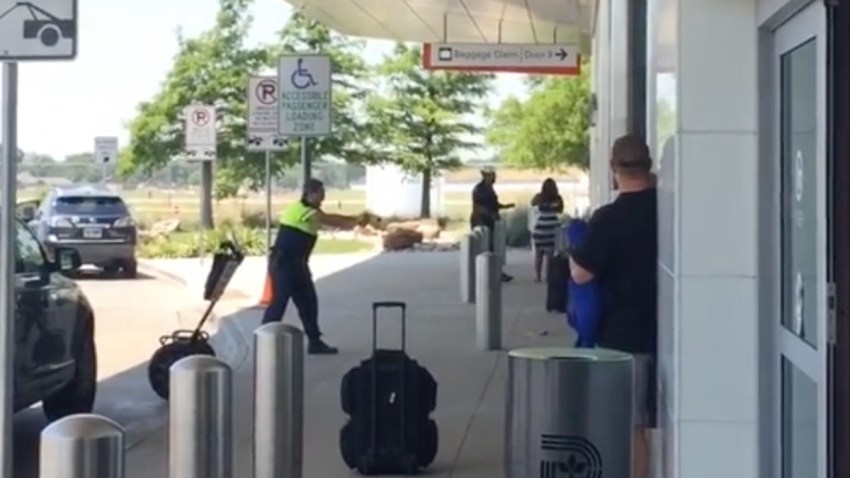 Witness Captures Video of Police-Involved Shooting at Dallas Airport ...