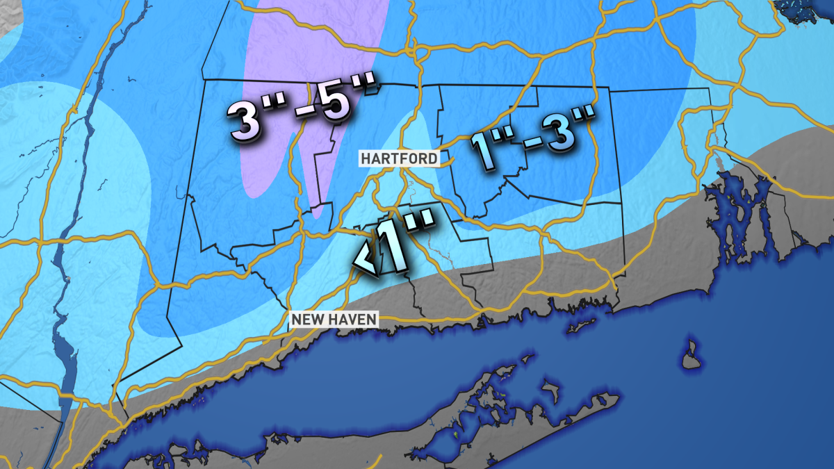 First Alert Tracking Snow in Parts of the State NBC Connecticut