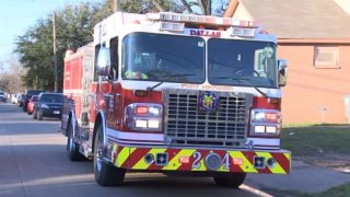 a generic picture of a dallas fire rescue truck