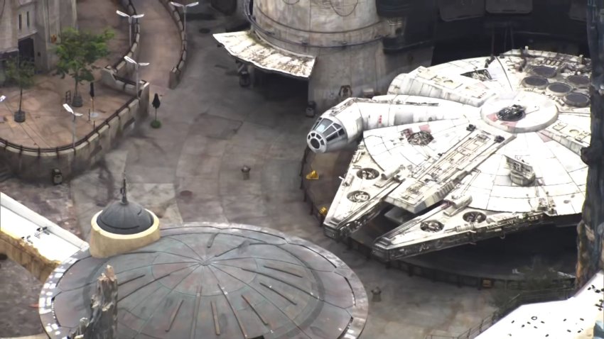 Aerial Footage Shows Empty Disney Theme Parks in Florida