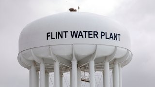 Flint Water Plant tower