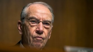 In this June 26, 2019, file photo, Senate Judiciary Committee member Chuck Grassley, R-Iowa, speaks during a Senate Judiciary Committee nominations hearing on Capitol Hill in Washington.