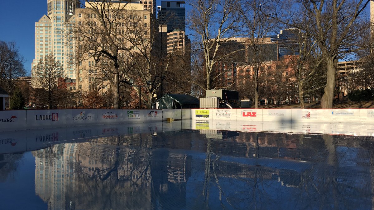 RecordBreaking Warm Temperatures Close Bushnell Park Ice Rink NBC