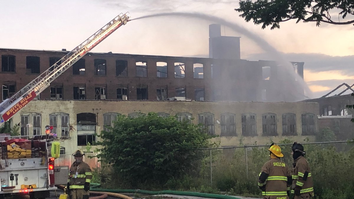 Over 150 Firefighters Battle Fire at Vacant Building in Shelton – NBC ...