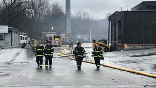 Crews on scene of industrial fire in Middletown