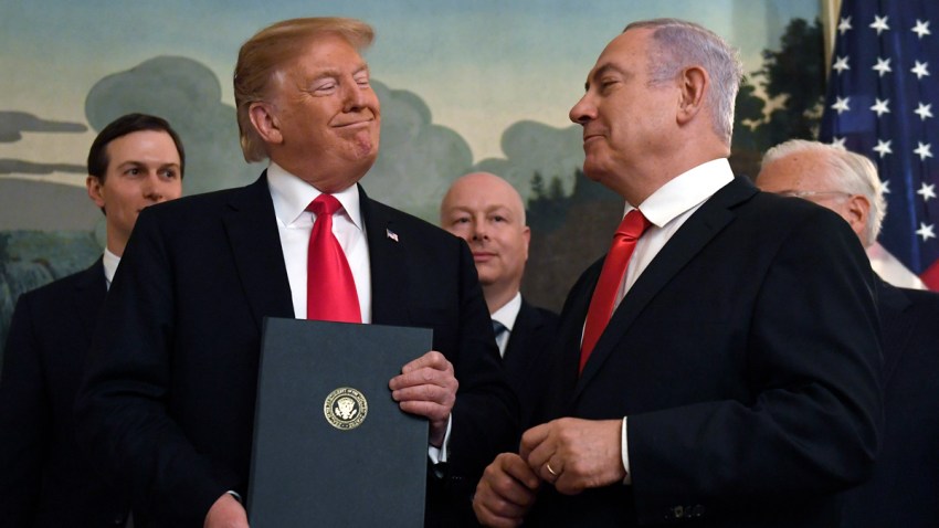 APTOPIX Trump US Israel