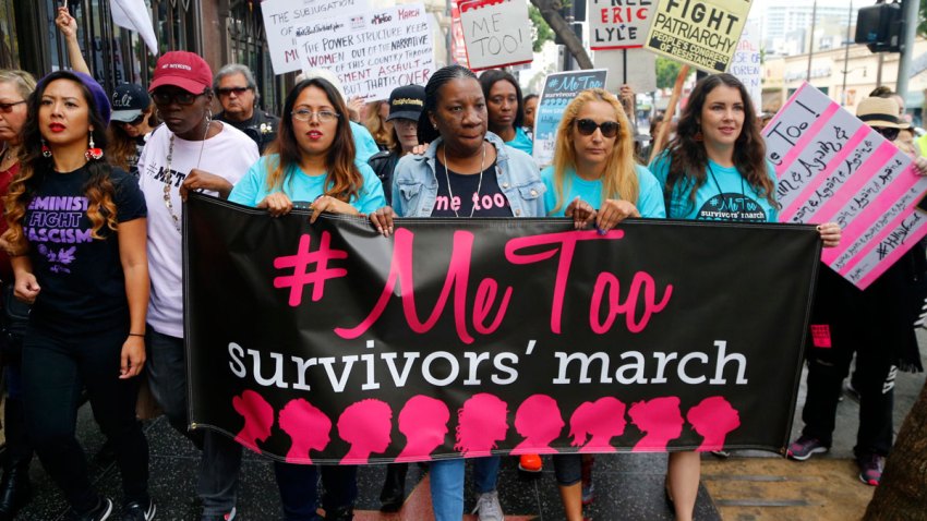 APTOPIX MeToo March