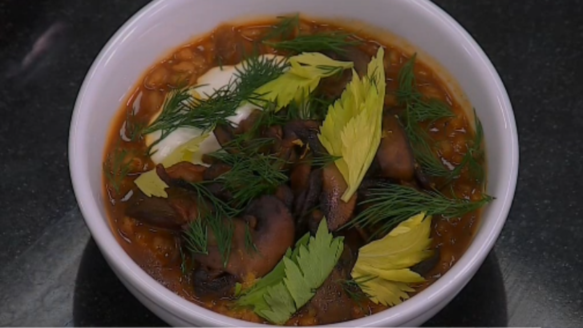 Mushroom & Farro Soup NBC Connecticut