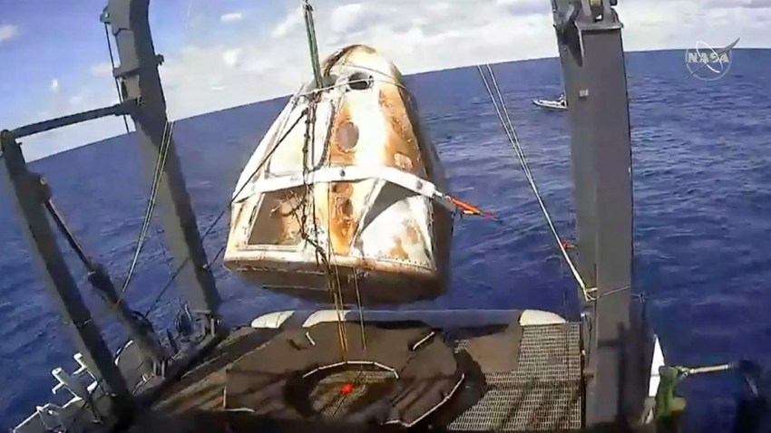 nasa dragon capsule test 5-2-19