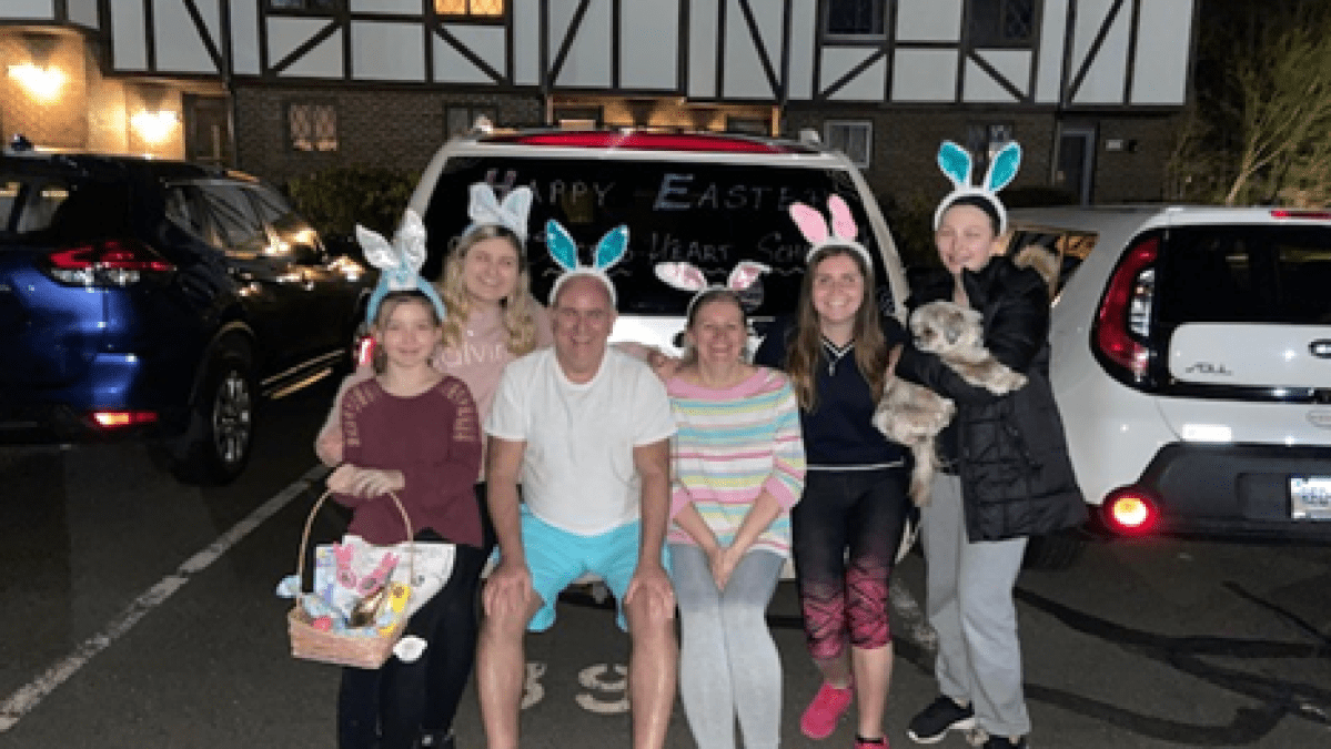 Principal of New Britain School HandDelivers Easter Baskets to Her