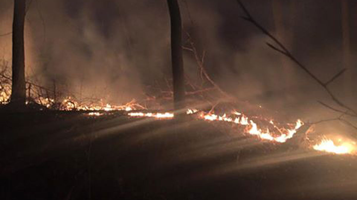 Crews Battle Large Brush Fire In Newington Nbc Connecticut 3612