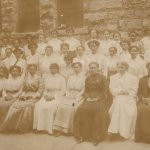 Attendees seen at the first convention of the National Association of Colored Graduate Nurses, Boston, 1909.