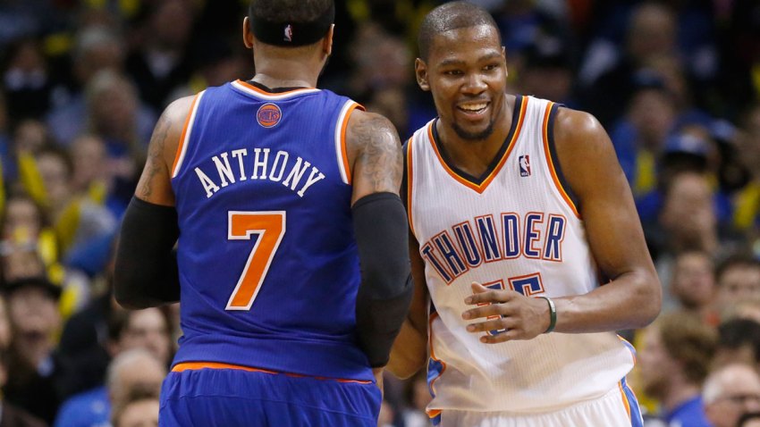 Knicks Thunder Basketball