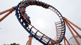 Six Flags Roller Coaster