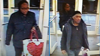 Picture of the two shoplifters that stole from Old Navy in Hamden