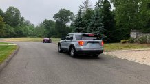 police vehicles enter driveway of 44 Sky View Drive in Avon