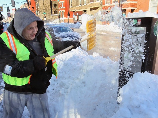 snow cleanup