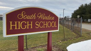 south windsor high school sign