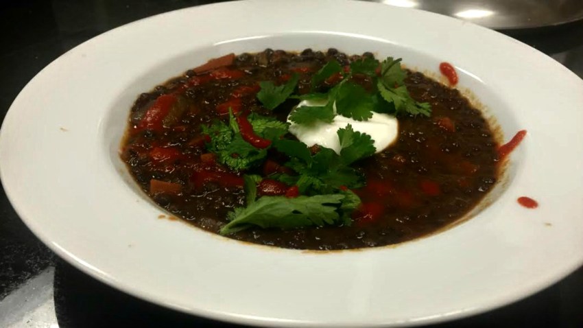spicy lentil soup