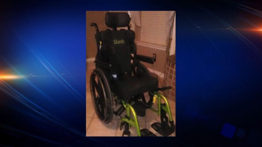 stolen wheelchair