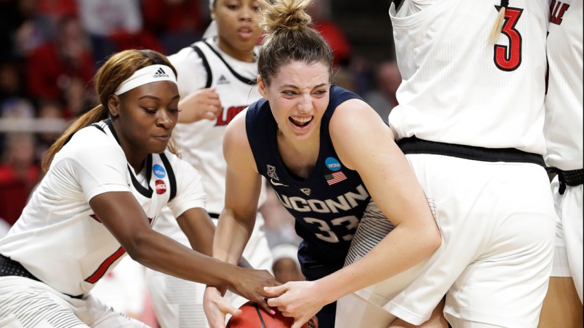 NCAA UConn Louisville Basketball