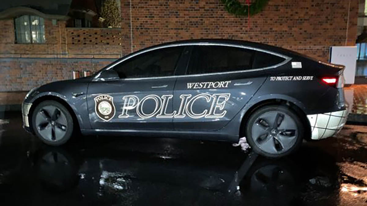 Westport Police Buys First Tesla Squad Car in Conn. NBC Connecticut