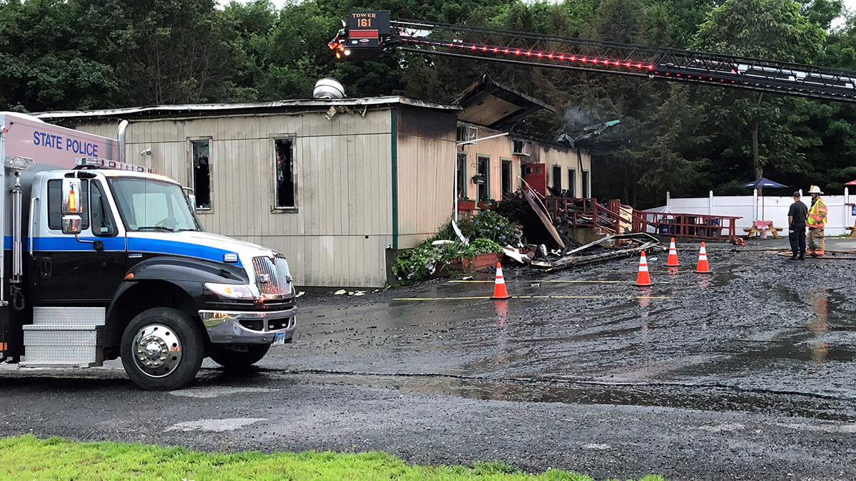 Roof Collapses During Fire at Danielson Restaurant NBC Connecticut