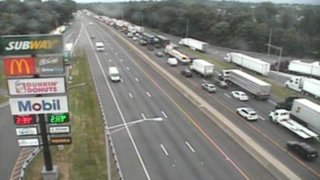 Congestion on Interstate 95 in fairfield
