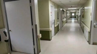 A nursing home hallway