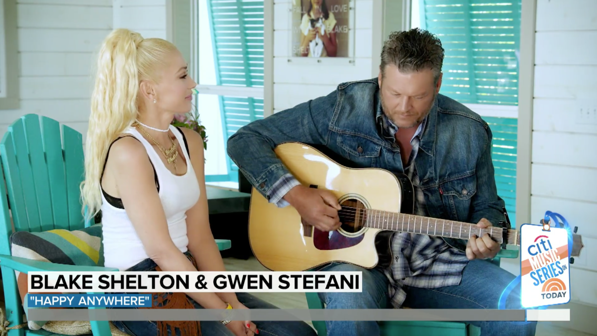 Blake Shelton and Gwen Stefani Perform Duet ‘Happy Anywhere’ on TODAY