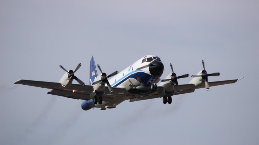 NOAA Lockheed WP-3D Orion N42RF, also known as “Kermit”