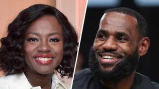 Actor Viola Davis (left) and basketball star LeBron James (right) are among the honorees at the African American Film Critics Association TV Honors.