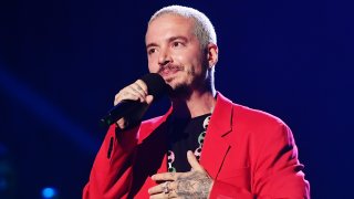 J Balvin speaks onstage during the 2020 Spotify Awards at the Auditorio Nacional on March 05, 2020