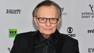 In this Nov. 20, 2017, file photo, Larry King attends the 45th International Emmy Awards at New York Hilton in New York City.