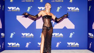 Miley Cyrus attends the 2020 MTV Video Music Awards, broadcast on August 30, 2020, in New York City.